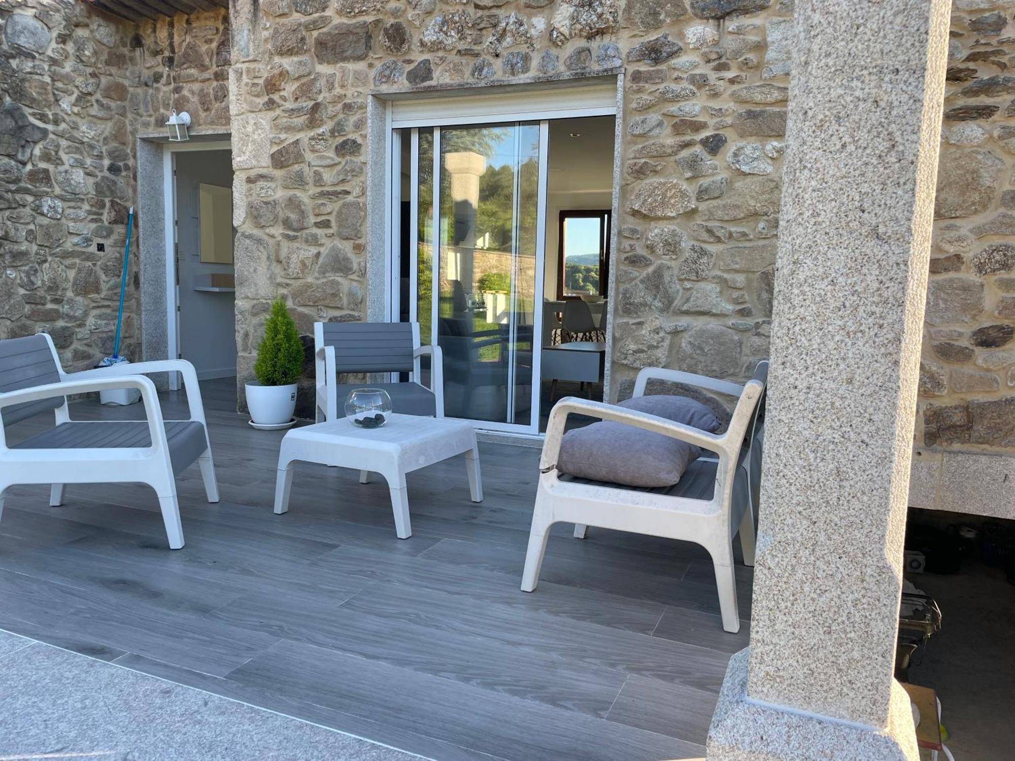 Casa Vanguardista En El Campo Cerca De Santiago Pontevedra Extérieur photo