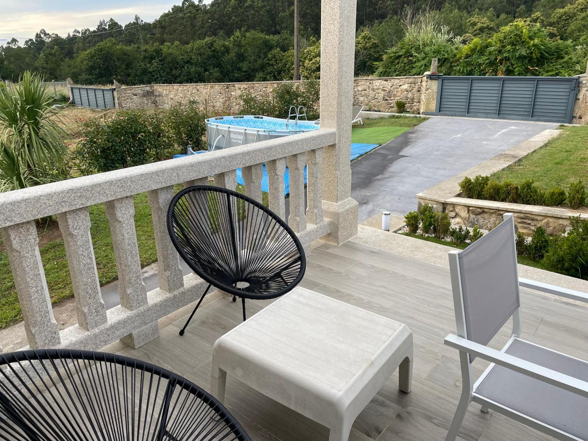 Casa Vanguardista En El Campo Cerca De Santiago Pontevedra Extérieur photo