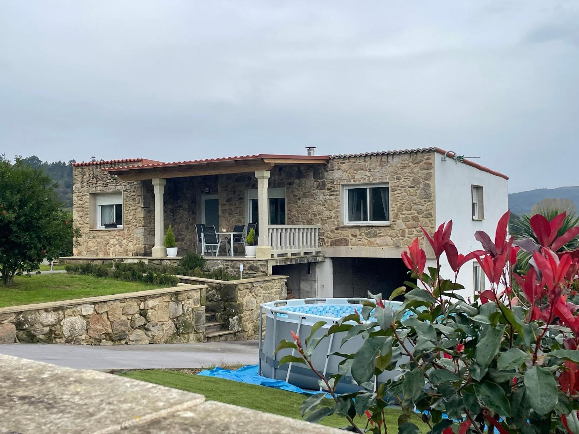 Casa Vanguardista En El Campo Cerca De Santiago Pontevedra Extérieur photo